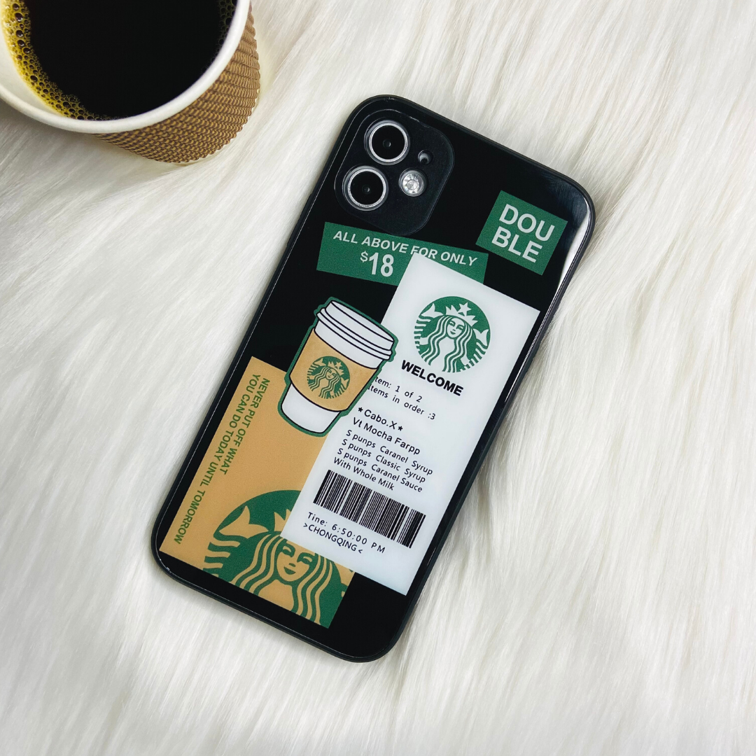 Starbucks Lover - Coffee Lover - Printed Glass Phone Case - SurCove –  surcove